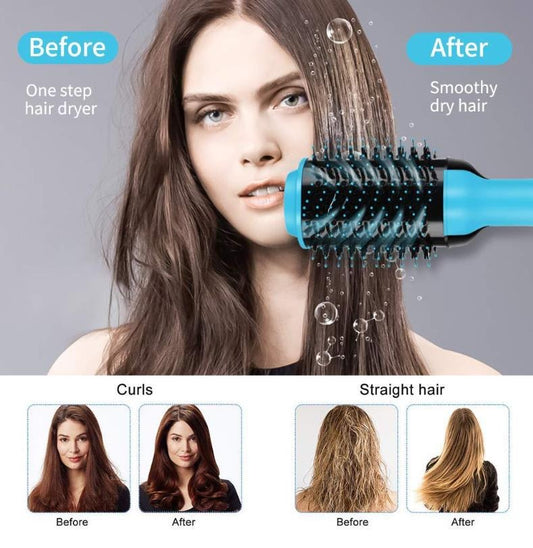 Remington Style 3-in-1 Hair Dryer Styler Brush — Hot Air Brush + Diffuser + Round Brush | 2200W Quick Dry | Best Hair Dryer for Girls & Men | Pakistan