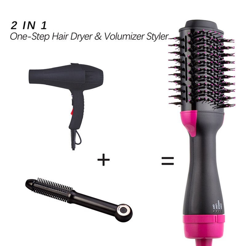 Remington Style 3-in-1 Hair Dryer Styler Brush — Hot Air Brush + Diffuser + Round Brush | 2200W Quick Dry | Best Hair Dryer for Girls & Men | Pakistan