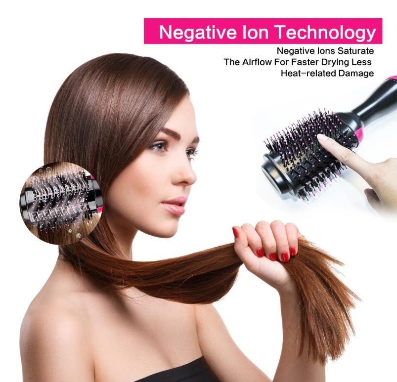 Remington Style 3-in-1 Hair Dryer Styler Brush — Hot Air Brush + Diffuser + Round Brush | 2200W Quick Dry | Best Hair Dryer for Girls & Men | Pakistan